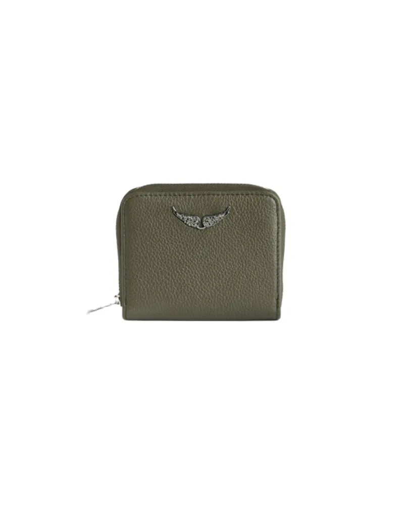 Zadig & Voltaire Mini ZV Geldbörse Grün