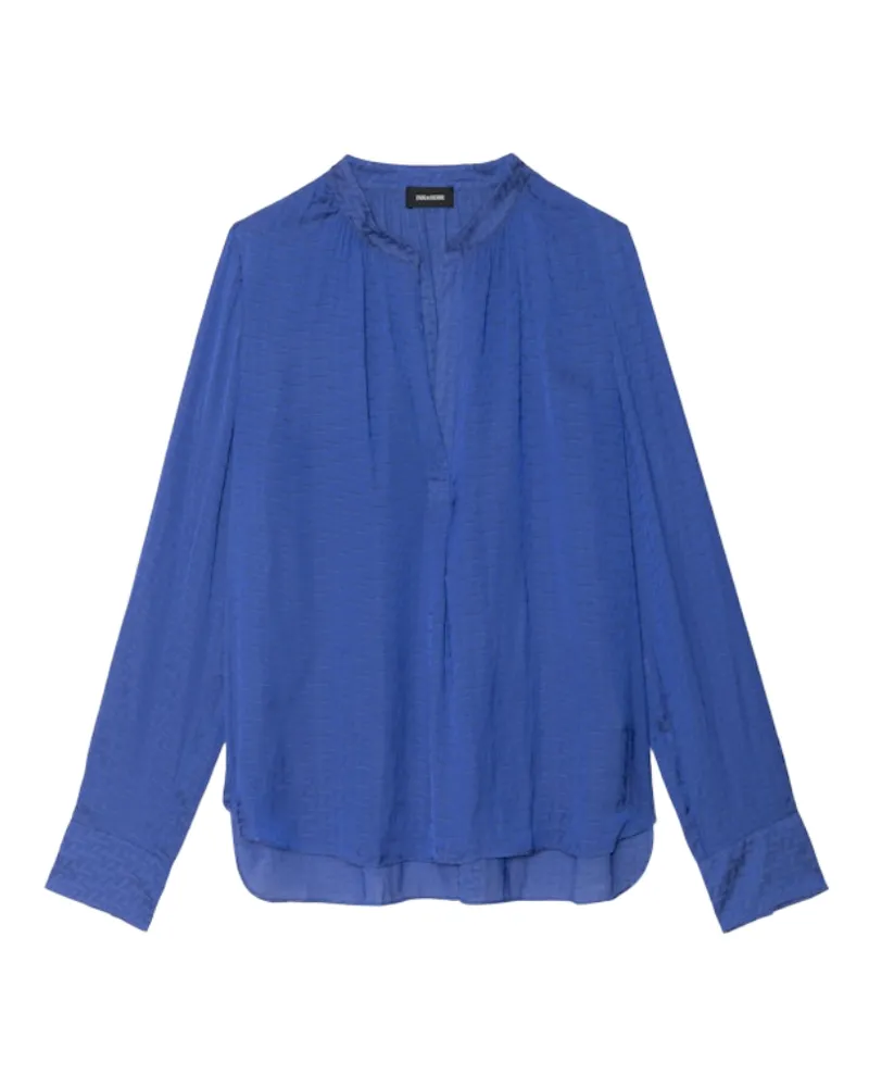 Zadig & Voltaire Bluse Tink Satin Blau