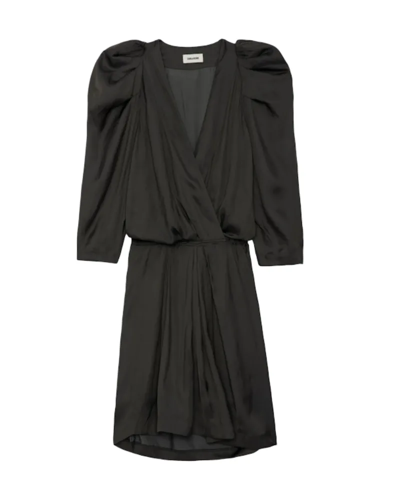 Zadig & Voltaire Kleid Ruz Satin Kaki