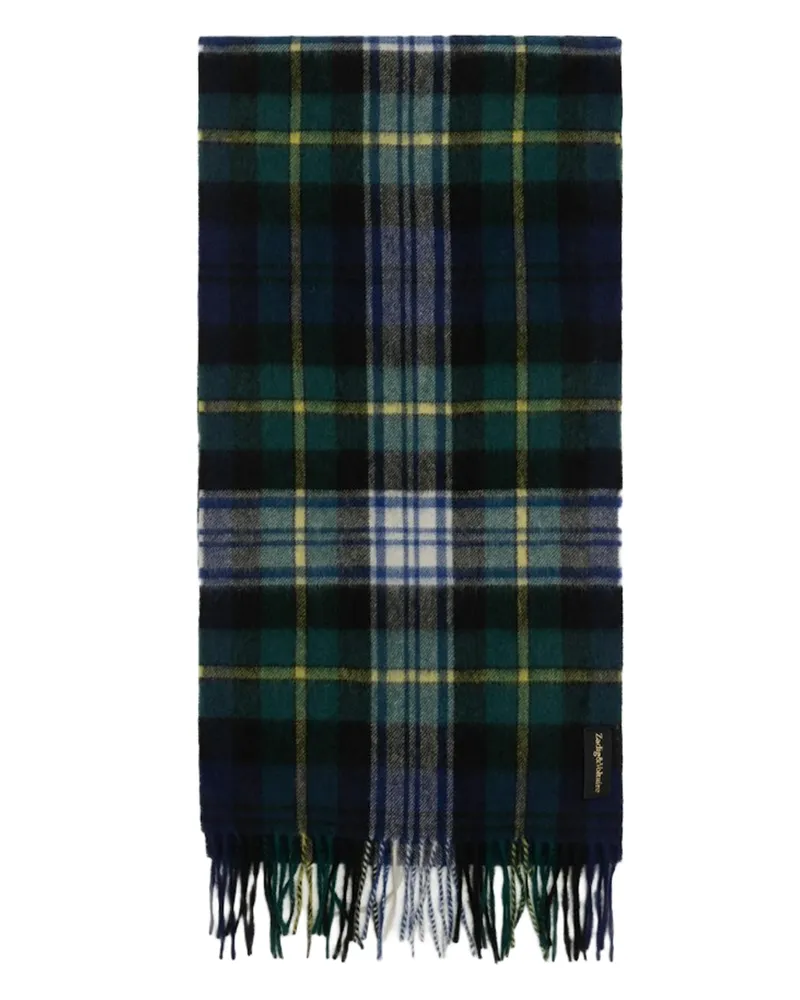 Zadig & Voltaire Tartan Schal Blau