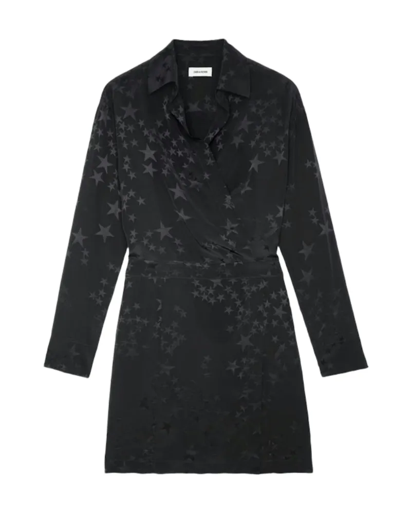 Zadig & Voltaire Kleid Ravy Seide Schwarz