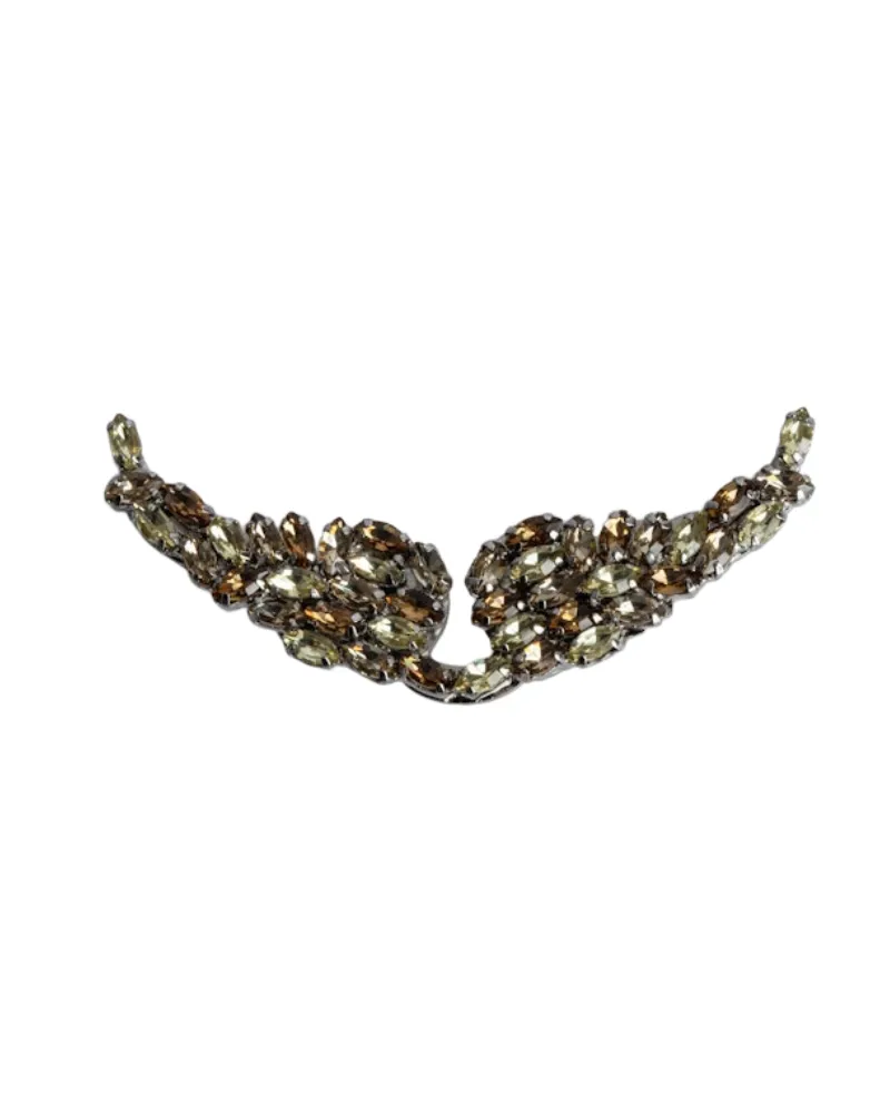 Zadig & Voltaire Charm Swing Your Wings Strass Gold