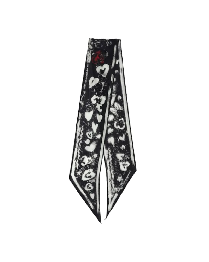 Zadig & Voltaire Schal Jessie Love 130 Schwarz