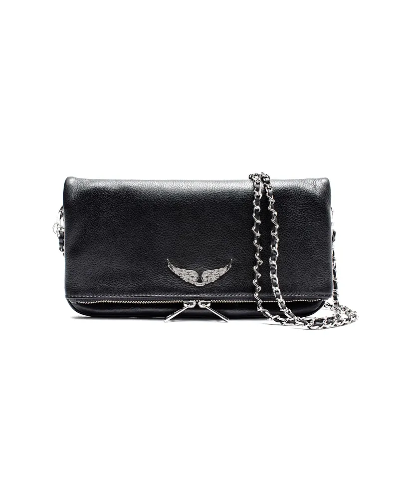 Zadig & Voltaire Clutch Rock Schwarz