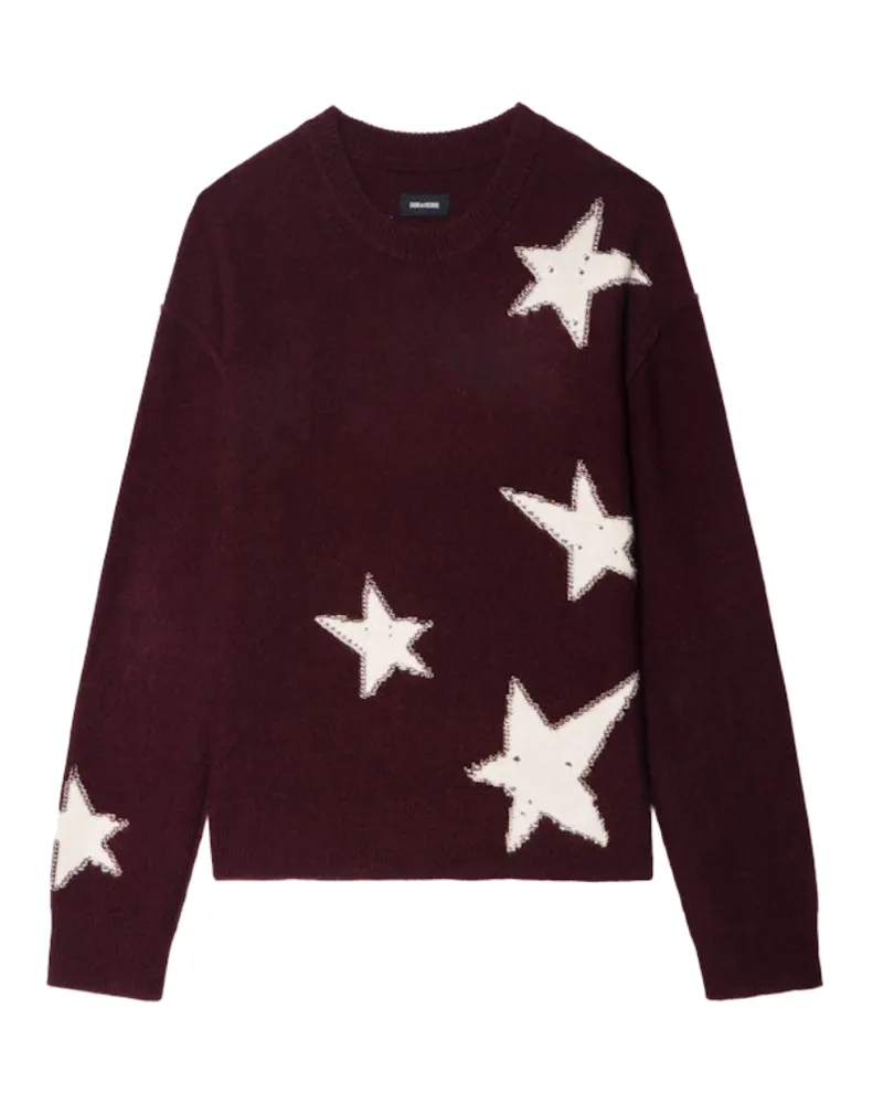 Zadig & Voltaire Pullover Markuz 100% Kaschmir Rot