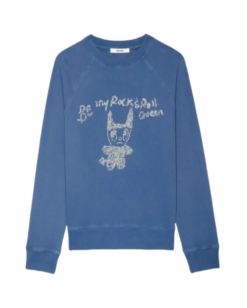 Zadig & Voltaire Sweatshirt Upper Blau