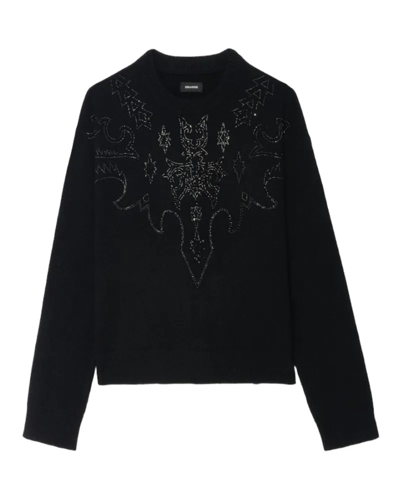 Zadig & Voltaire Pullover Markuz 100% Kaschmir Schwarz