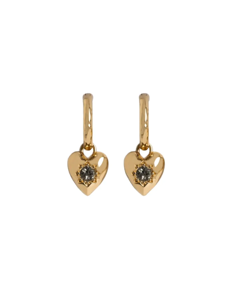 Zadig & Voltaire Heartbreaker Ohrringe Gelb