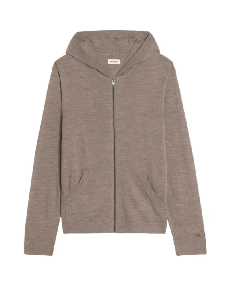 Zadig & Voltaire Cardigan Clash 100% Wolle Beige