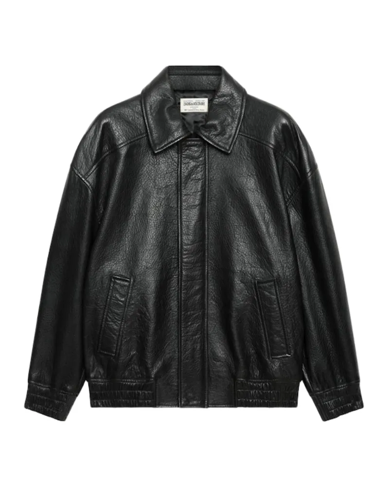 Zadig & Voltaire Loriand Lederjacke Schwarz