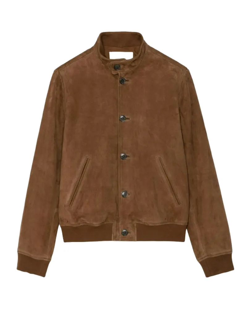 Zadig & Voltaire Jacke Lonni Wildleder Braun