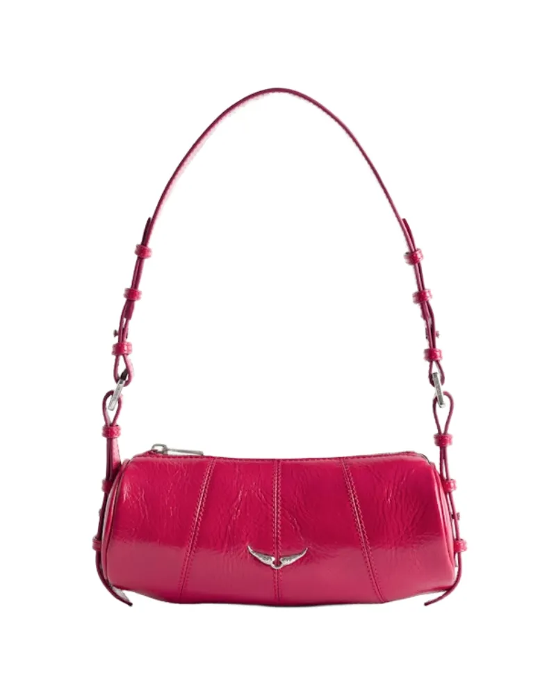 Zadig & Voltaire Tasche Le Roudoudou Vintage Patent Rosa
