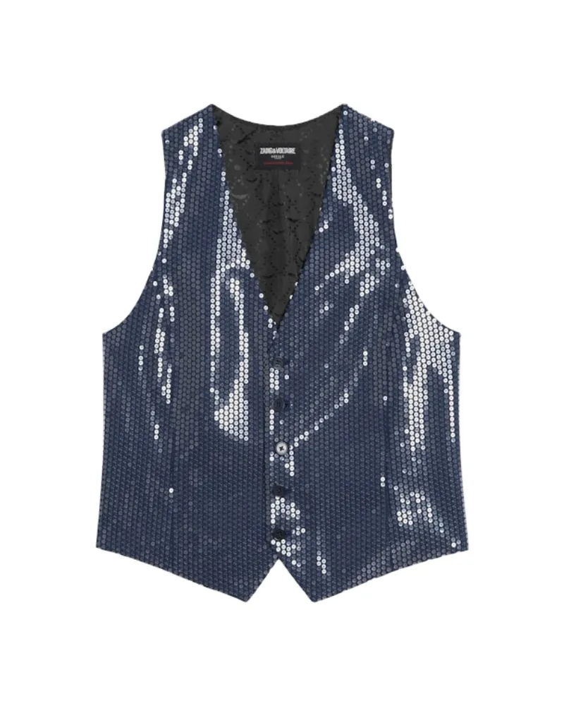 Zadig & Voltaire Weste Emaux Blau