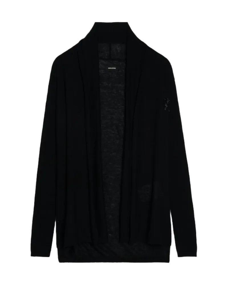 Zadig & Voltaire Cardigan Robyn 100% Kaschmir Schwarz