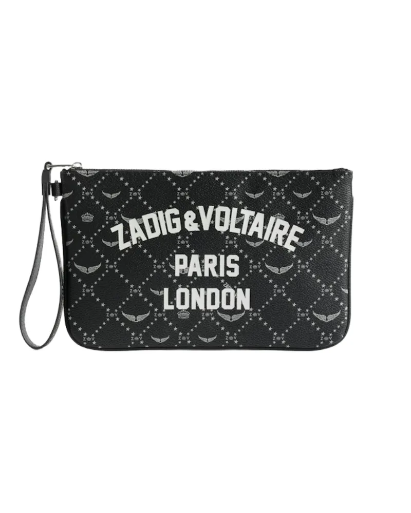 Zadig & Voltaire Z Pouch Resort London Clutch Schwarz