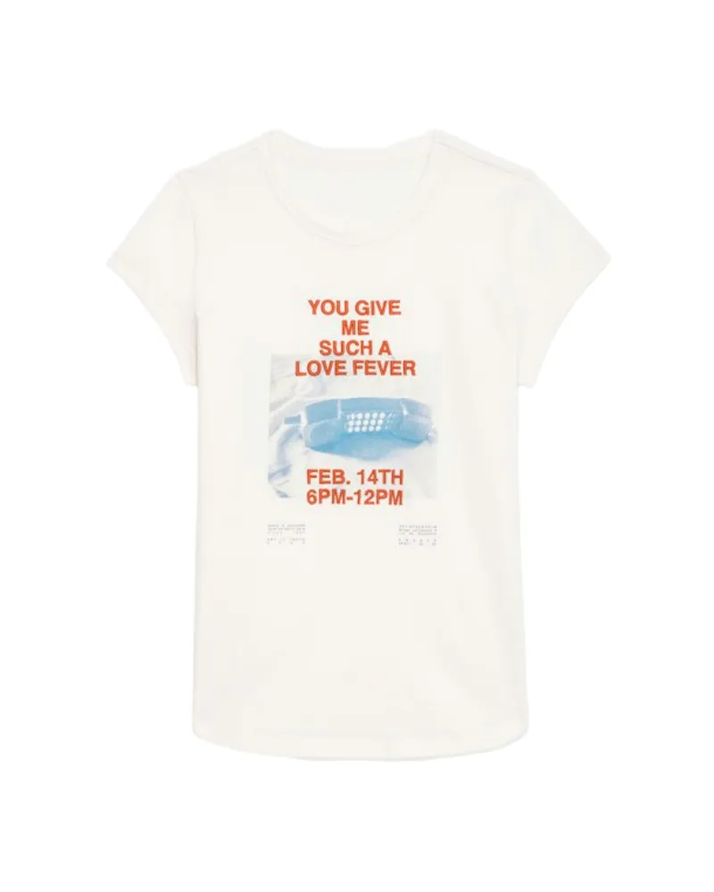 Zadig & Voltaire T-Shirt Woop Fotoprint Rosa