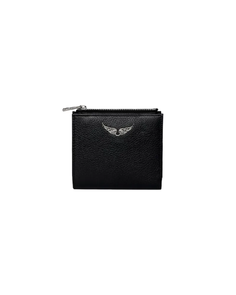 Zadig & Voltaire ZV Wallet Brieftasche Schwarz