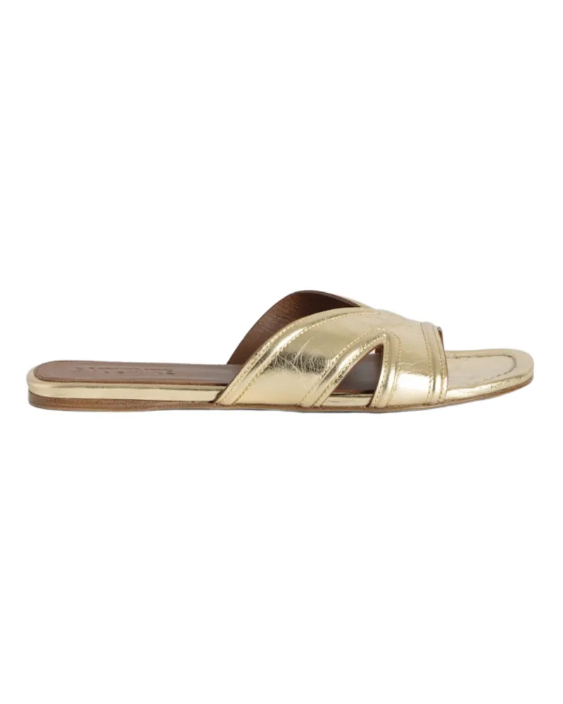 Zadig & Voltaire Mules Azora Gold