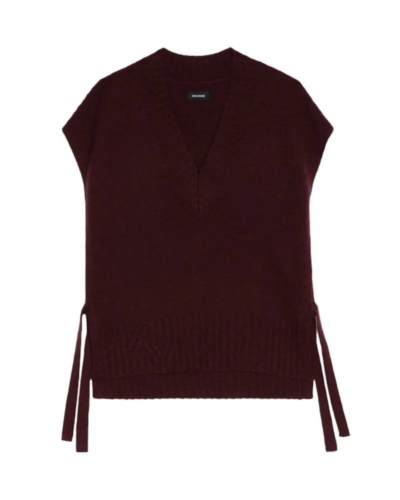 Zadig & Voltaire Pullover Maddy 100% Kaschmir Rot