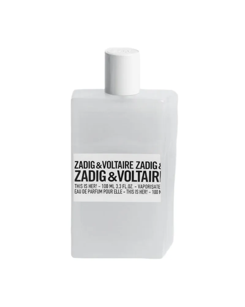 Zadig & Voltaire Parfum This Is Her! 100ML Weiß