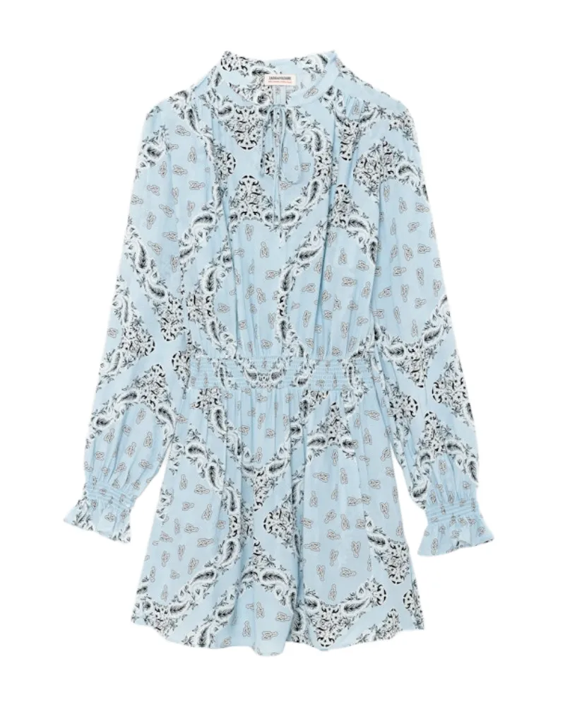 Zadig & Voltaire Kleid Rayados Blau