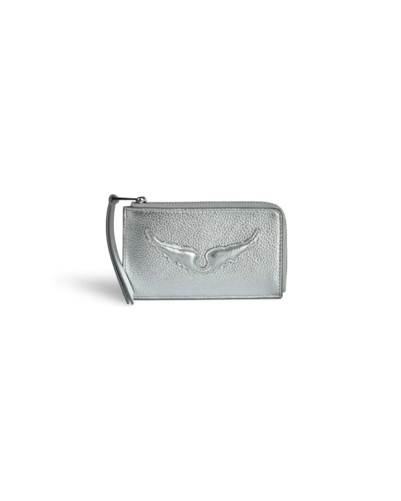 Zadig & Voltaire Kartenetui Zv Card Silver