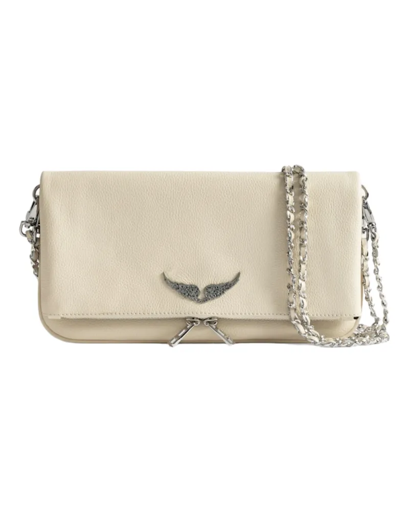 Zadig & Voltaire Rock Clutch Weiß