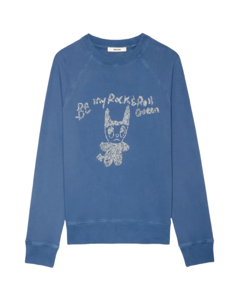 Zadig & Voltaire Sweatshirt Upper Blau