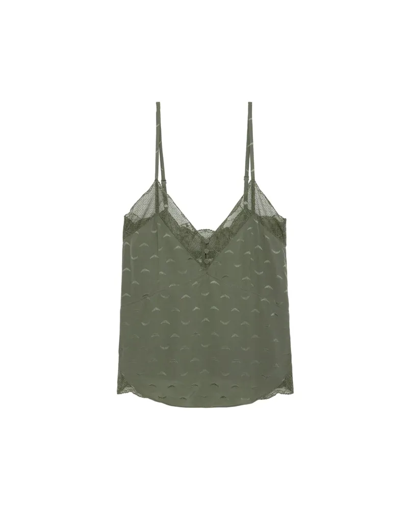 Zadig & Voltaire Trägertop Cyoko 100% Seide Grass