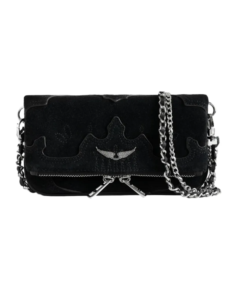 Zadig & Voltaire Rock Mini Clutch Western Schwarz