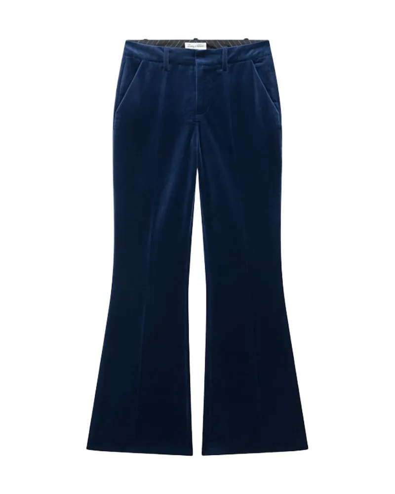 Zadig & Voltaire Prevy Samt-Hose Blau