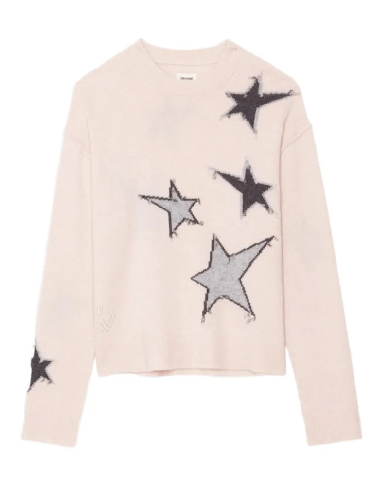 Zadig & Voltaire Pullover Markuz 100% Kaschmir Rosa