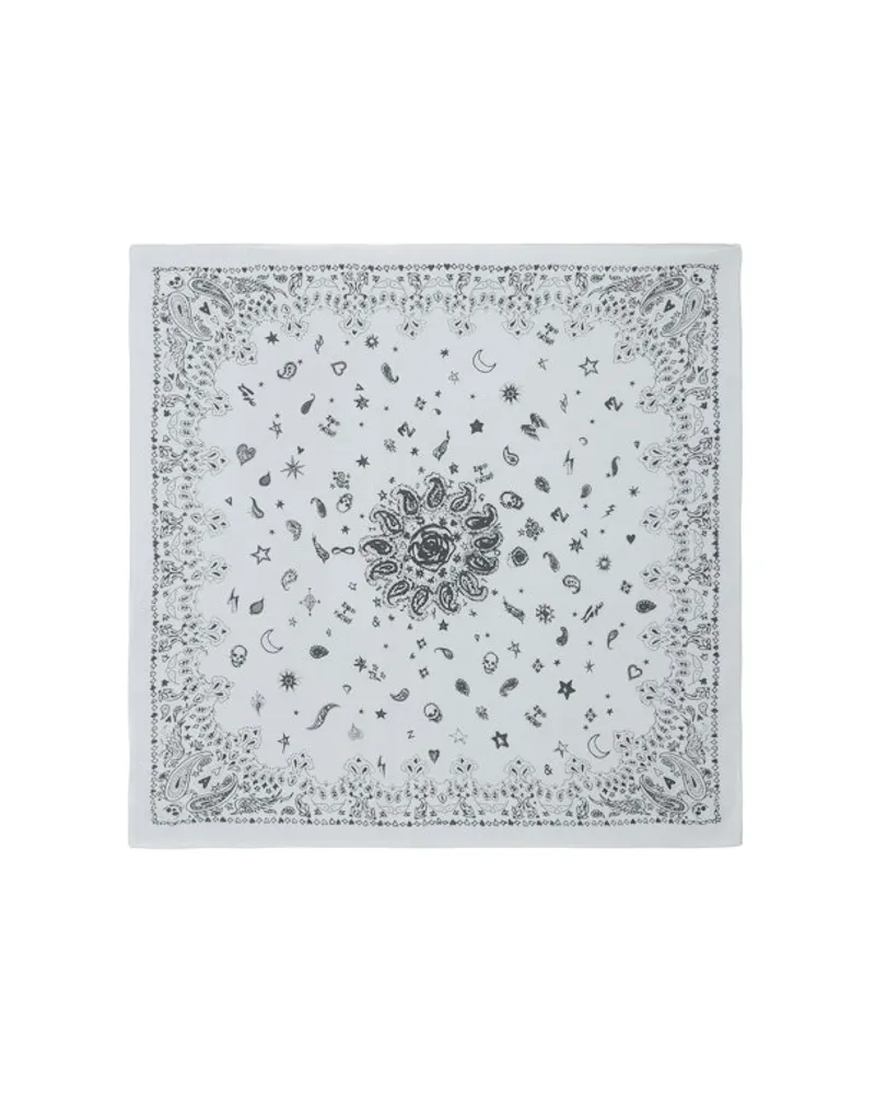 Zadig & Voltaire Schal Blondie Bandana 85 Grau