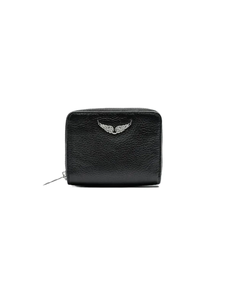 Zadig & Voltaire Geldbörse Mini ZV Schwarz