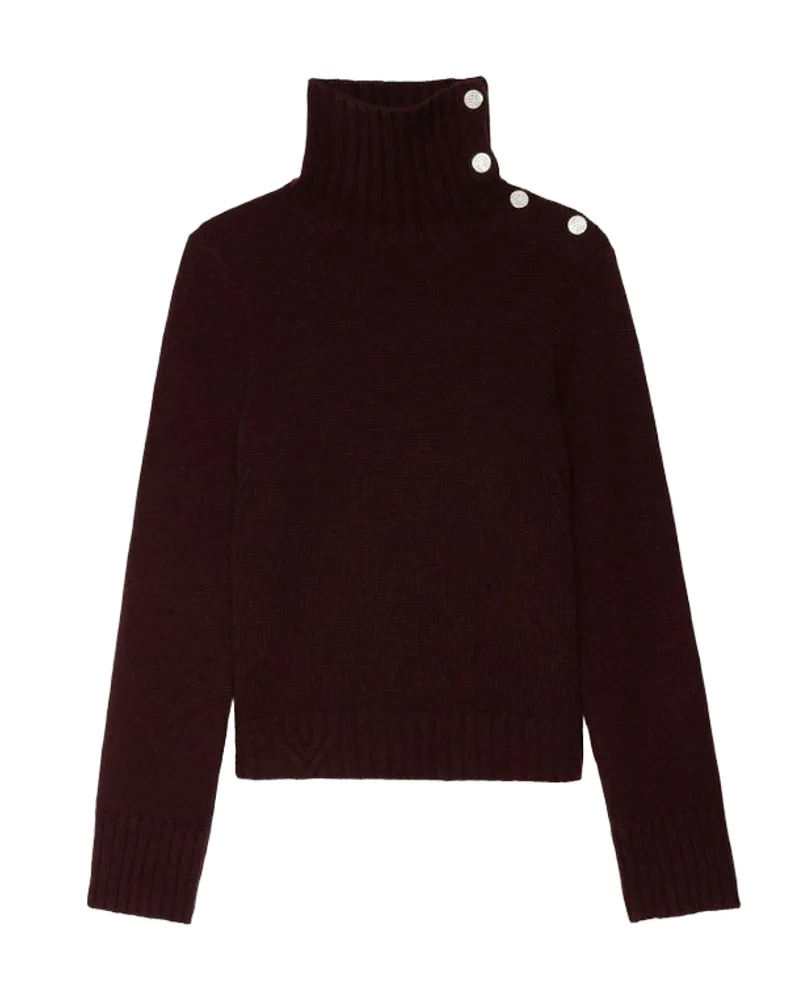 Zadig & Voltaire Pullover Nalma 100% Kaschmir Rot