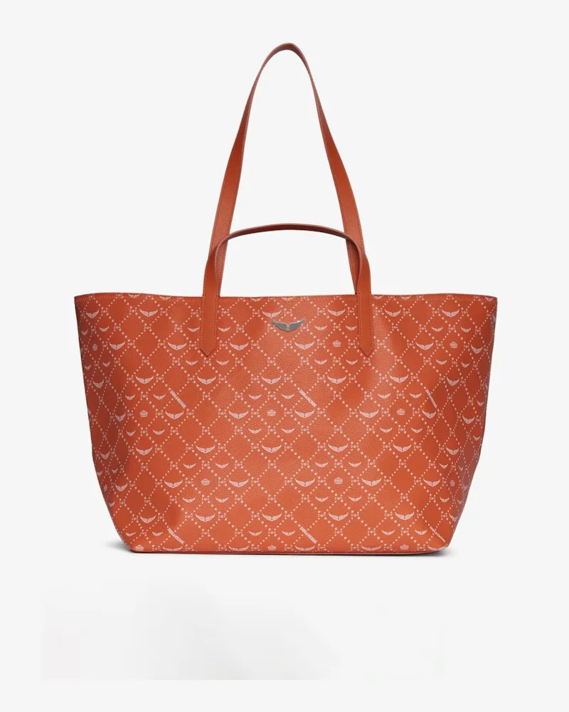 Zadig & Voltaire Z Shopper XL Monogram Tasche Orange