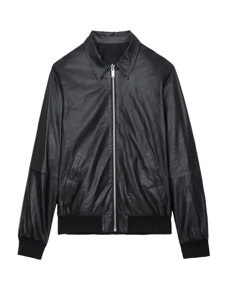 Zadig & Voltaire Lederjacke Mate Schwarz