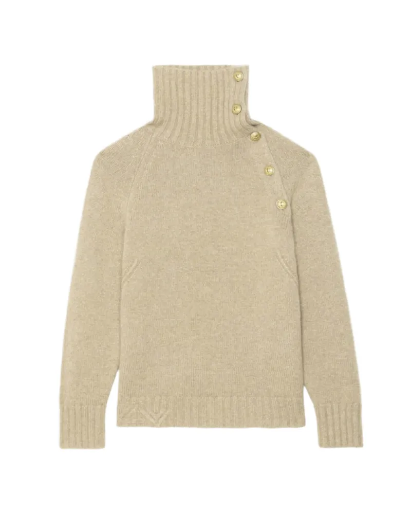 Zadig & Voltaire Pullover Mora 100% Kaschmir Grün