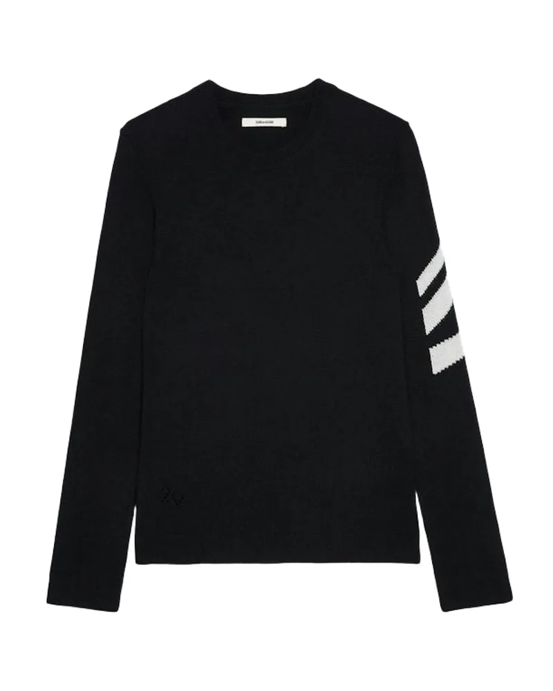 Zadig & Voltaire Pullover Kennedy 100% Kaschmir Schwarz