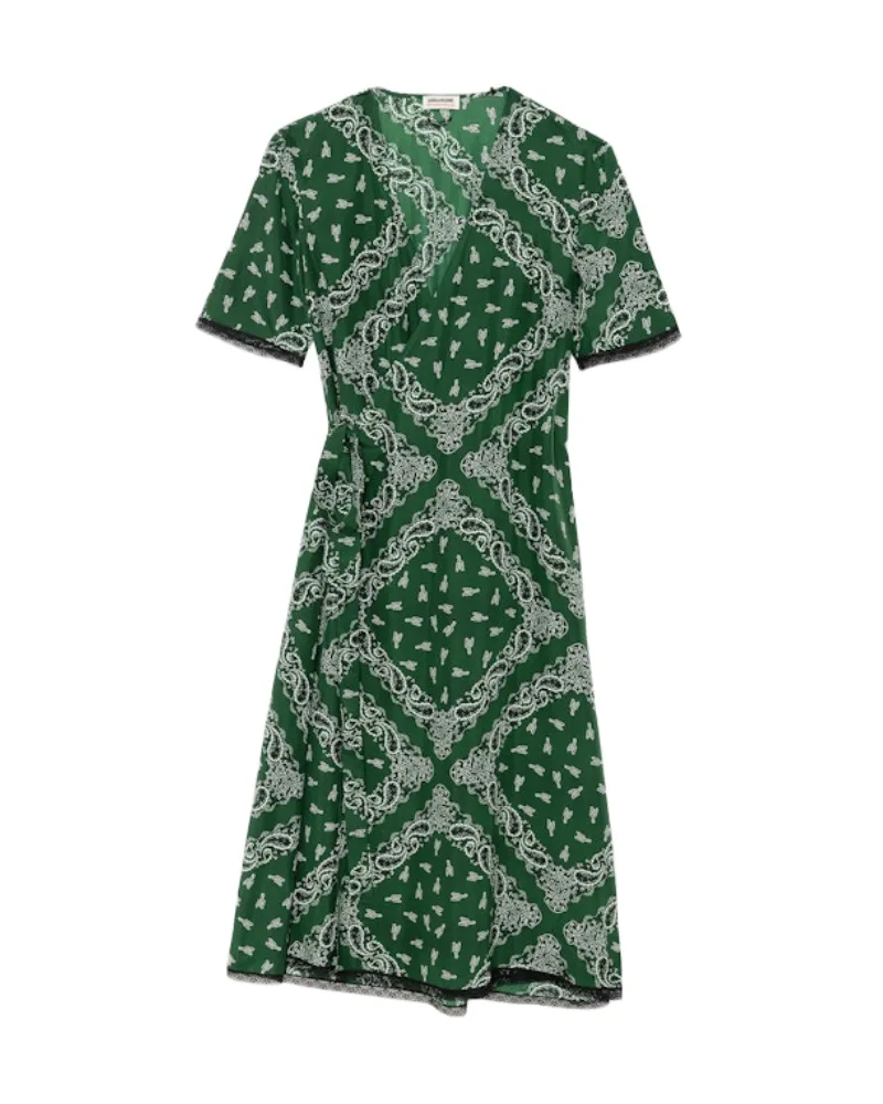 Zadig & Voltaire Kleid Reforme 100% Seide Grün
