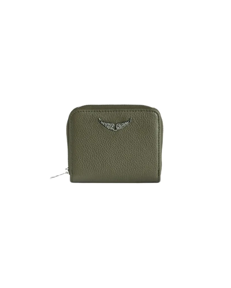 Zadig & Voltaire Mini ZV Geldbörse Grün