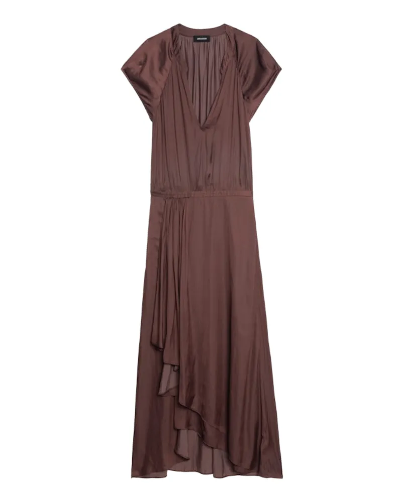 Zadig & Voltaire Kleid Randall Satin Rot