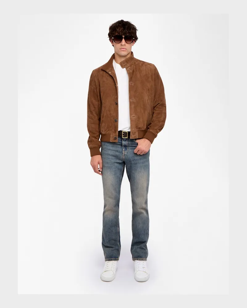 Zadig & Voltaire Lonni Jacke Wildleder Coconut