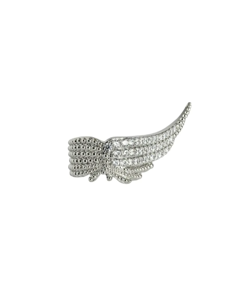 Zadig & Voltaire Ring Rock Spread Your Wings Grau