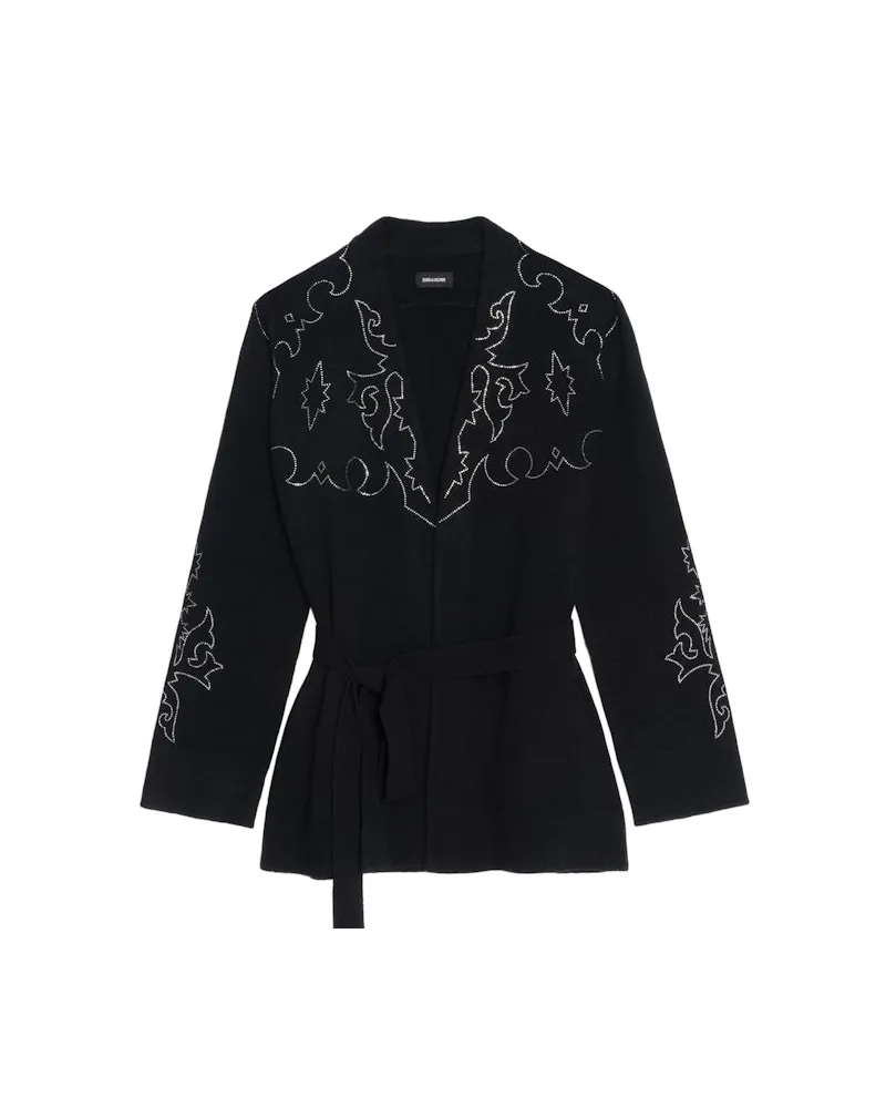 Zadig & Voltaire Cardigan Salomy 100% Kaschmir Black