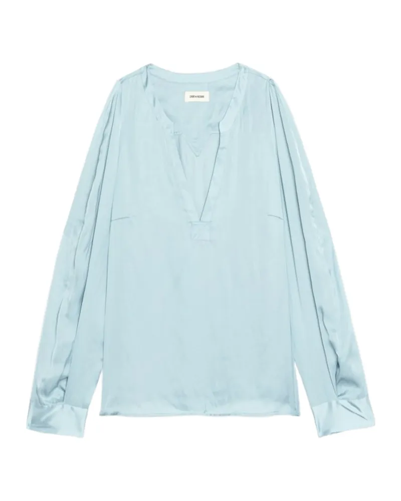 Zadig & Voltaire Torny Satin Tunika Blau