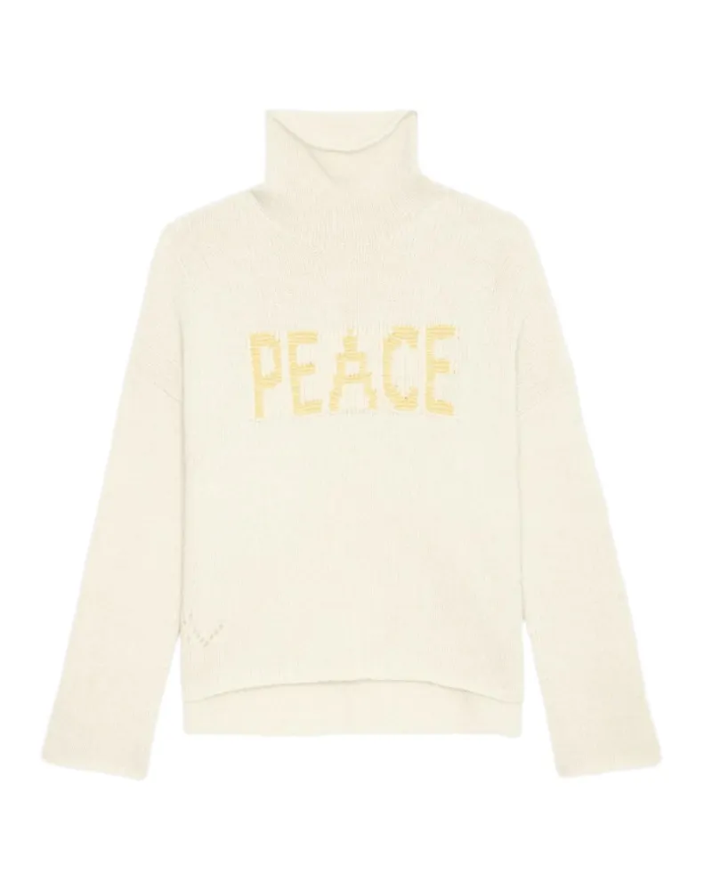 Zadig & Voltaire Pullover Almy 100% Merinowolle Beige