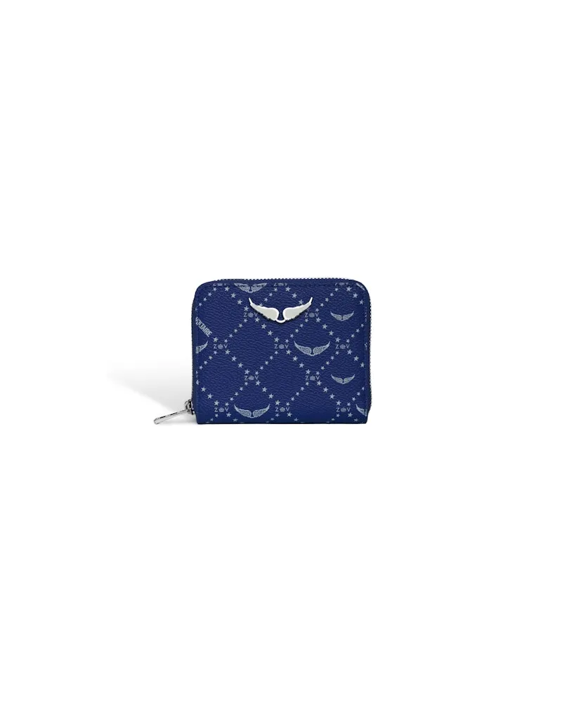 Zadig & Voltaire Mini Zv Monogram Geldbörse Electric