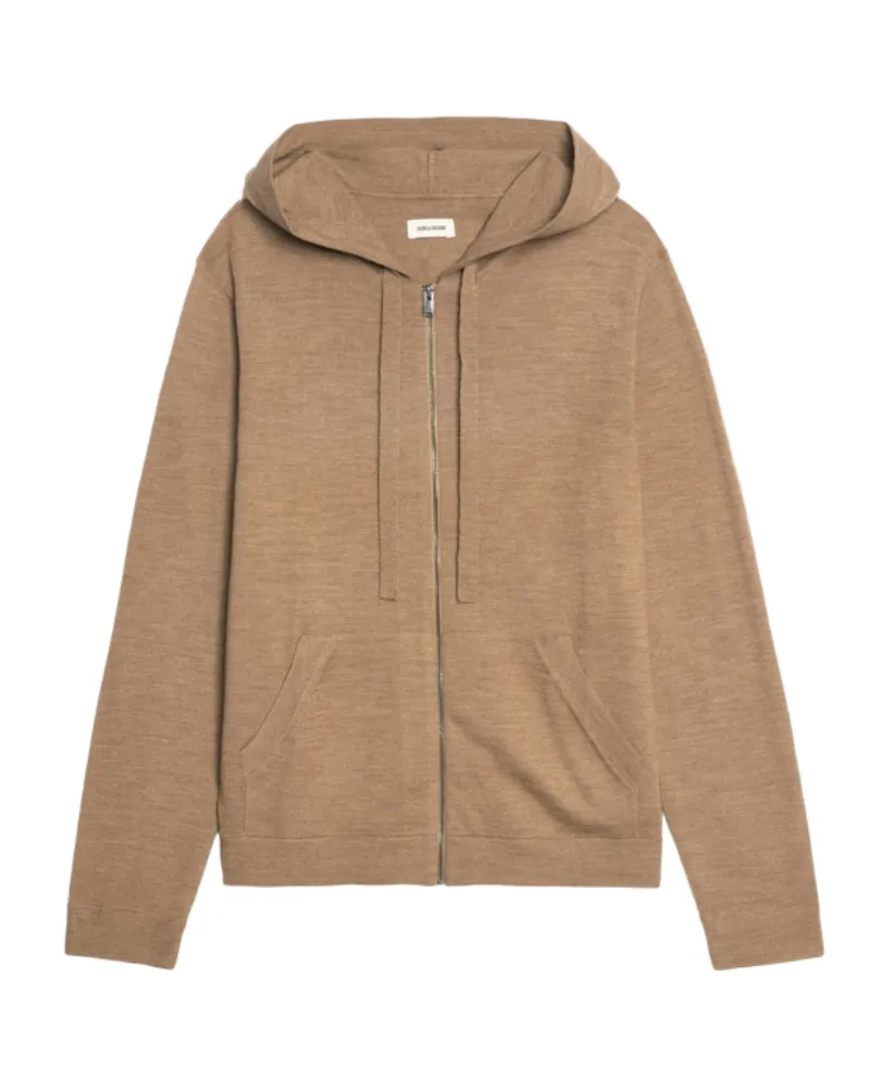 Zadig & Voltaire Cardigan Clash 100% Merinowolle Braun