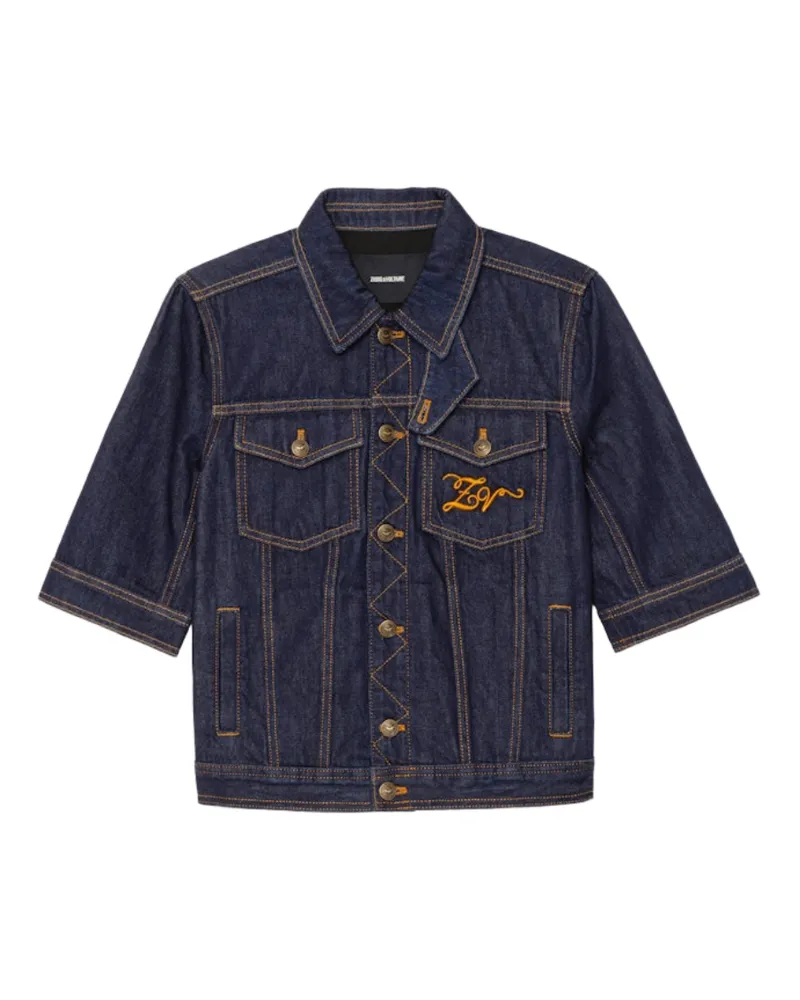 Zadig & Voltaire Jacke Kyo Denim Blau